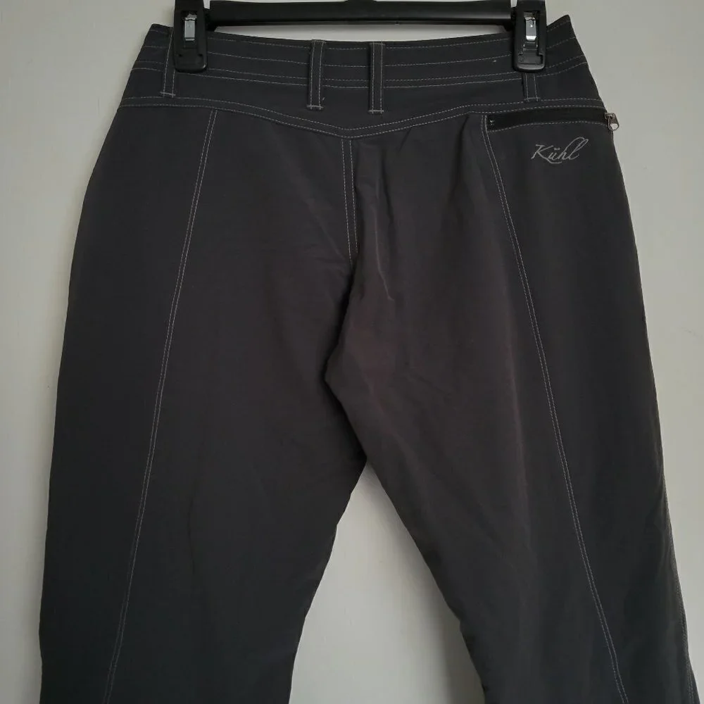 Kuhl Mountain Culture Gray Outdoor Active Hiking Long Track Cargo Style Pants 2